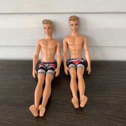 BARBIE WATER PLAY KEN BEACH SUMMER DOLL WITH PRINTED TRUNKS