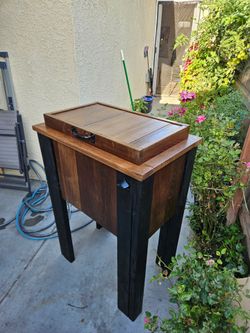 Wooden custom cooler