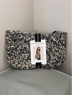 Banana Republic Raffia Tote Bag