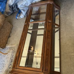 Tall Glass Cabinet 