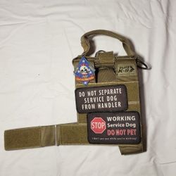 Service Dog Tactical Vest – Size Medium – Elite K-9