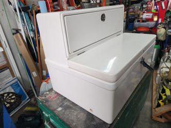 Frigid Rigid Tackle Center  Ice Cooler Fiberglass  not Yeti
