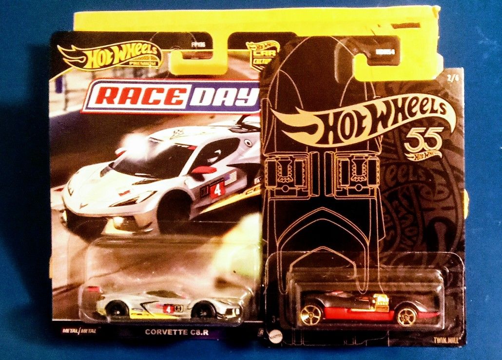Hot Wheels Premium 1:64 Scale Die-Cast Bundle (x1 Premium,x1 Bonus Car, Mint)