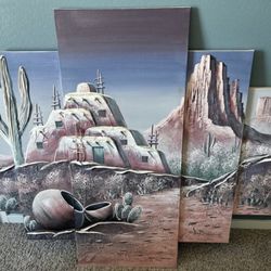 2 Piece Southwestern Desert Wall Art by Teresa Bernard