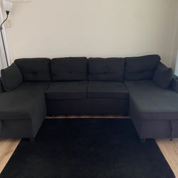 Black Pull Out Sofa Bed