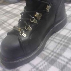 Ladies Harley Davidson Steel Toe Boots 