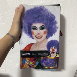 Smiffys Crazy Clown Wig