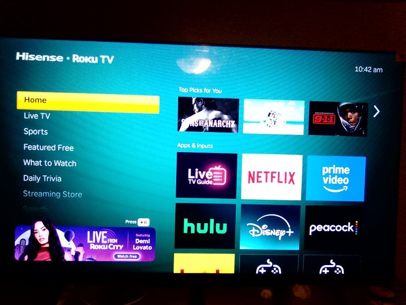 65in Hisense Roku Tv