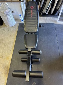 Marcy Adjustable Weight Bench With Leg Attachment
