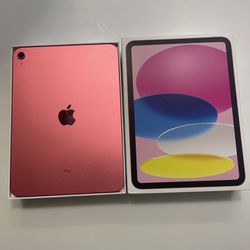  iPad 10 256 GB- Wifi Only  (NON Cellular) Pink