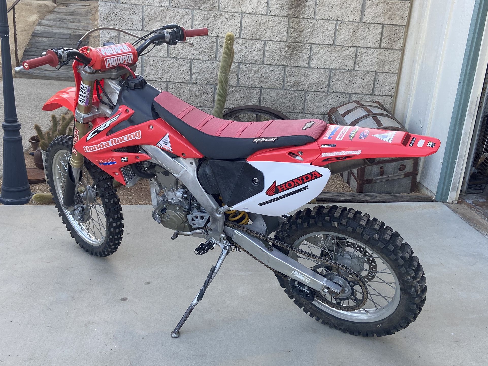 Honda CRF 2005 With Bike Carrier and Hand Guards