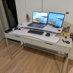 Ikea Alex Desk & Standing Desk (Heavy Duty)
