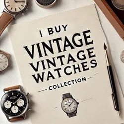I buy vintege watches