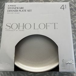 Stoneware SOHO Dinner Plate Set 