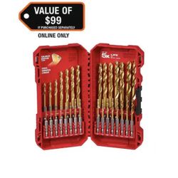 Milwaukee Titanium Drill Bit Set (30-Piece