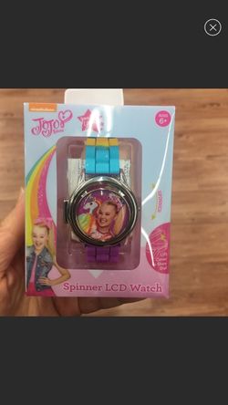 NWT Jojo Siwa spinner LCD watch