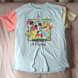 Disney Mickey & Friends Tricolor T-shirt - S