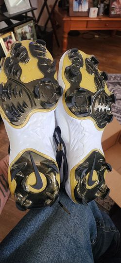 Nike Football Cleats White Black Gold