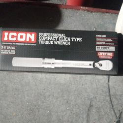 Icon Professional Compact Click Type Torque Wrench