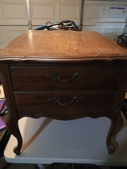 Nightstand with Two Drawers