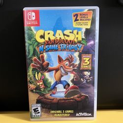 Crash Bandicoot N Sane TRILOGY (3 original games) Nintendo Switch video game console system insane nsane