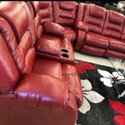 Vacherie Salsa Sectional Couch Same Day Delivery