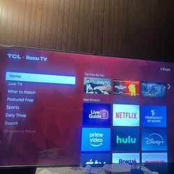 BRANDNEW -TCL SMART TV 65inch Still Have Plastic On It  