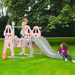 Kids Slide and Swing Set  （0103020275）