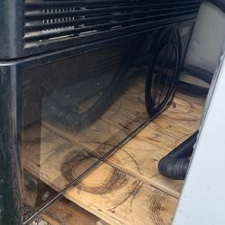 General Electric Black Microwave 