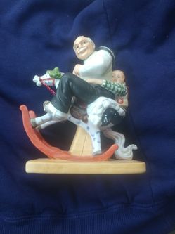 Norman Rockwell. Statue "Gramps at The Reins"