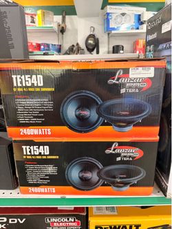 Lanzar Car Audio Pro Tera 15” (Each Seperate)