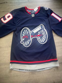 Adam Fantilli Columbus Blue Jackets Fanatics Stadium Series Premium Jersey Sz 46