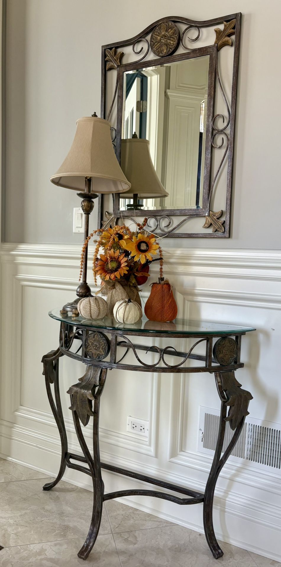 Glass Console Table