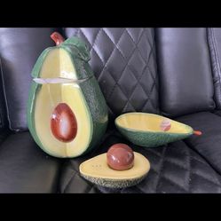 Avocado Ceramic Kitchen Set