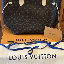 100% Authentic & Brand NEW Louis Vuitton Neverfull MM Monogram Bag