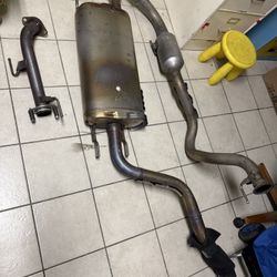 24 Tacoma Stock exhaust 