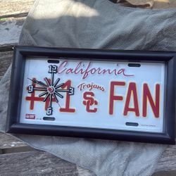 License Plate Clock