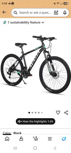 Avasta, AV300, Mountain Bike, Black, Small (26 inch)
