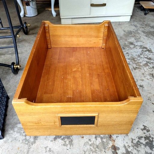 Pottery Barn Storage Bin On Wheels.