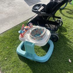 Baby Stroller And Baby Stand Activity Center
