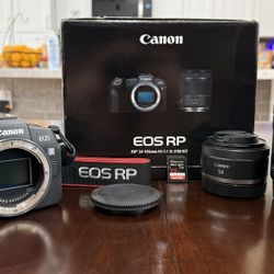 Canon EOS RP Full Frame Mirrorless Camera ( Photography Kit ) 