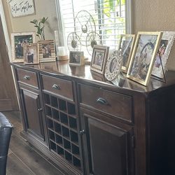 MOVING SALE! Sideboard With Rack! 