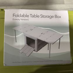 Foldable Table Storage Box