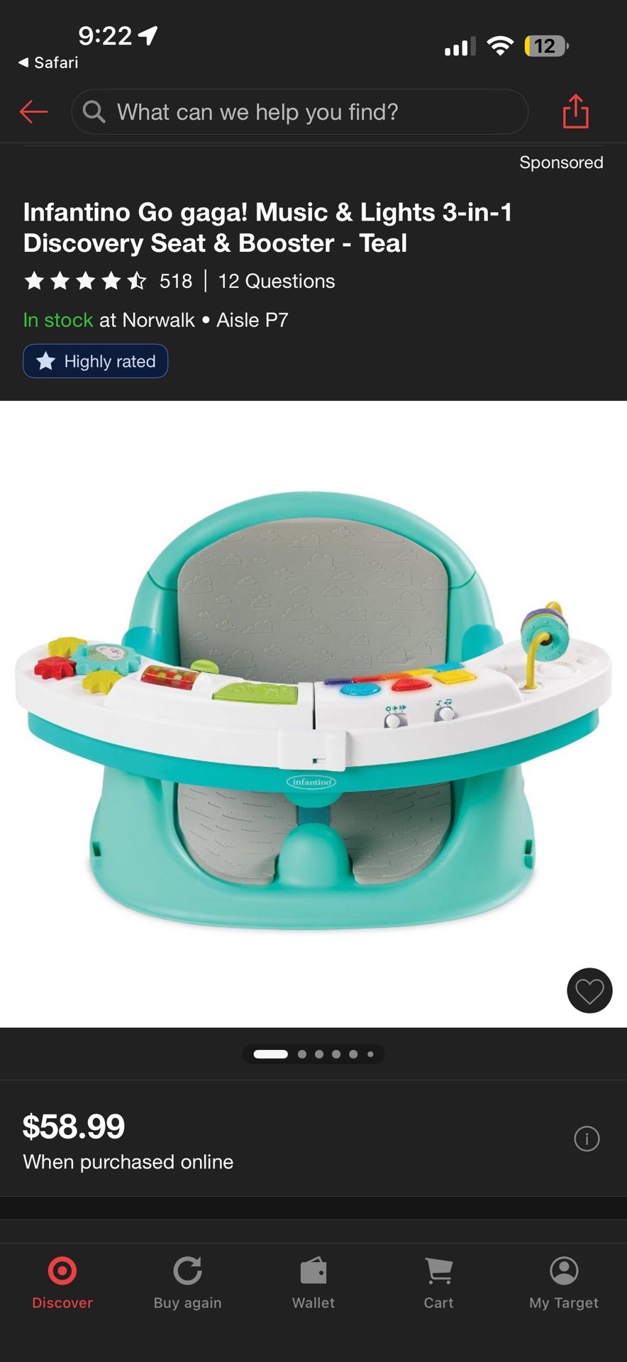 Baby Booster Seat Activities With It