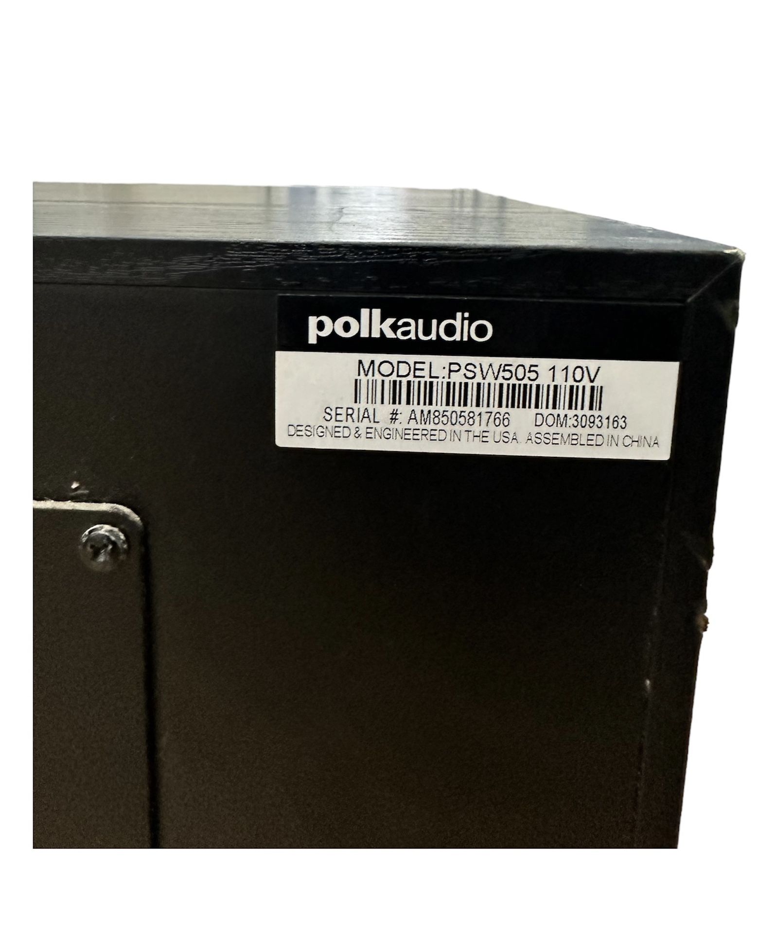 Powered Subwoofer Psw505 Subwoofer Polk Audio PSW Series PSW505 12