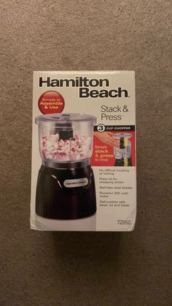 Hamilton Beach Stack & Press 3 Cup Chopper