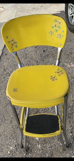 Vintage Chair Step Stool