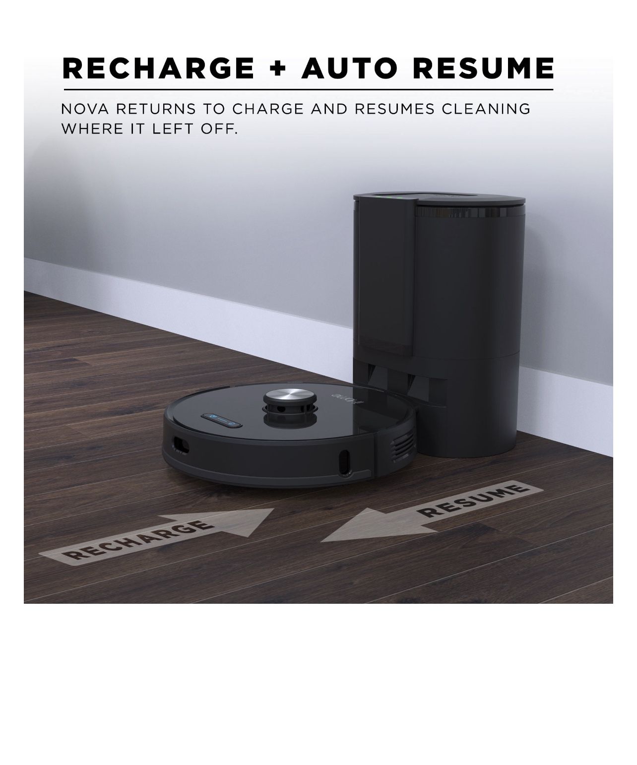 iHome auto vac nova Self Empty Robot Vacuum And Mop.