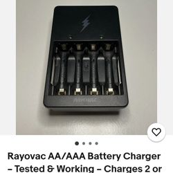 Rayovac AA And AAA Battery Chargers