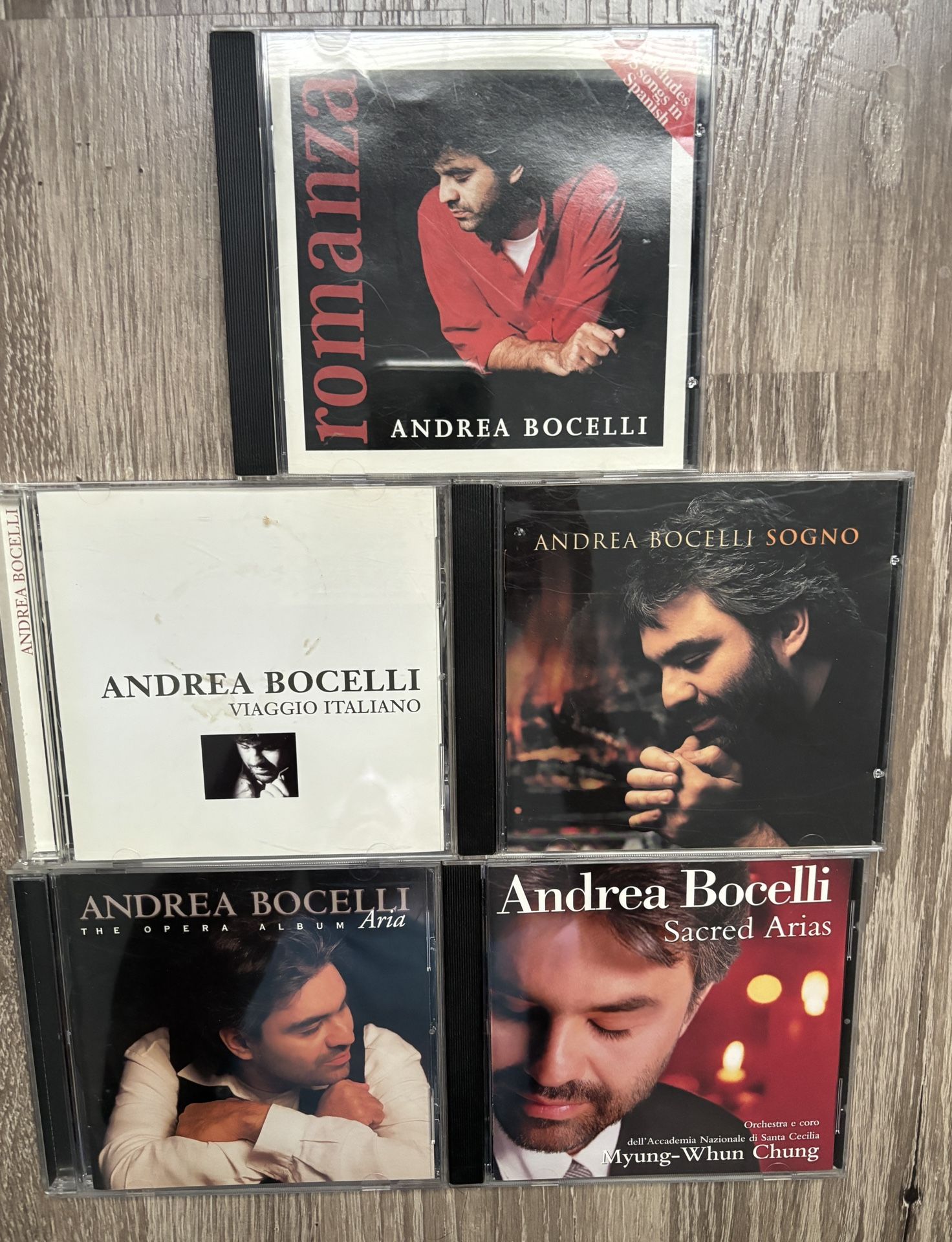 Andrea Bocelli CD’s